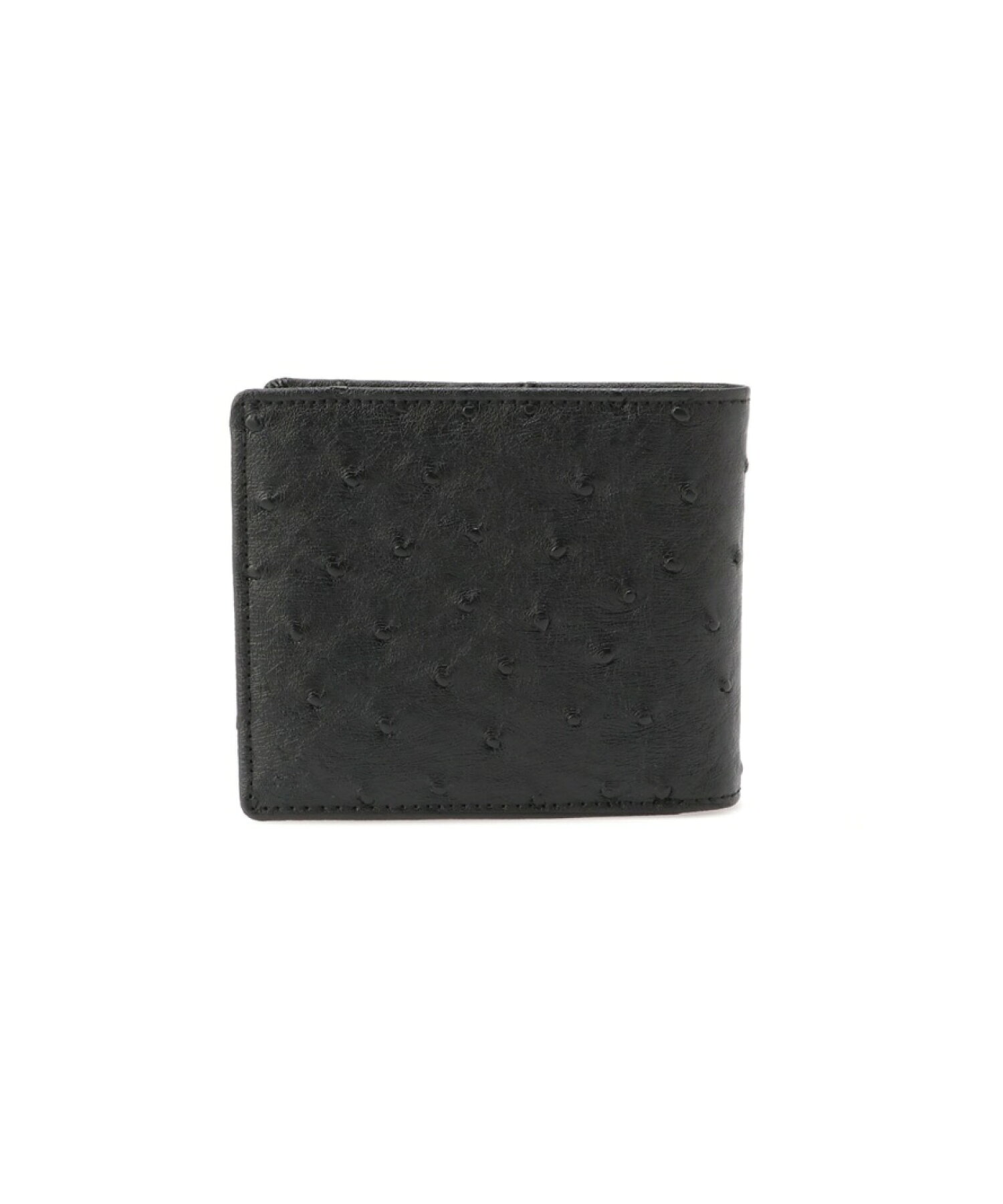 CERVE/(M)オストリッチ型押二つ折財布